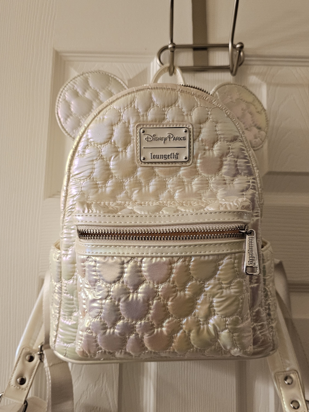 Loungefly x Disney Parks Iridescent Mickey Ear Mini Backpack